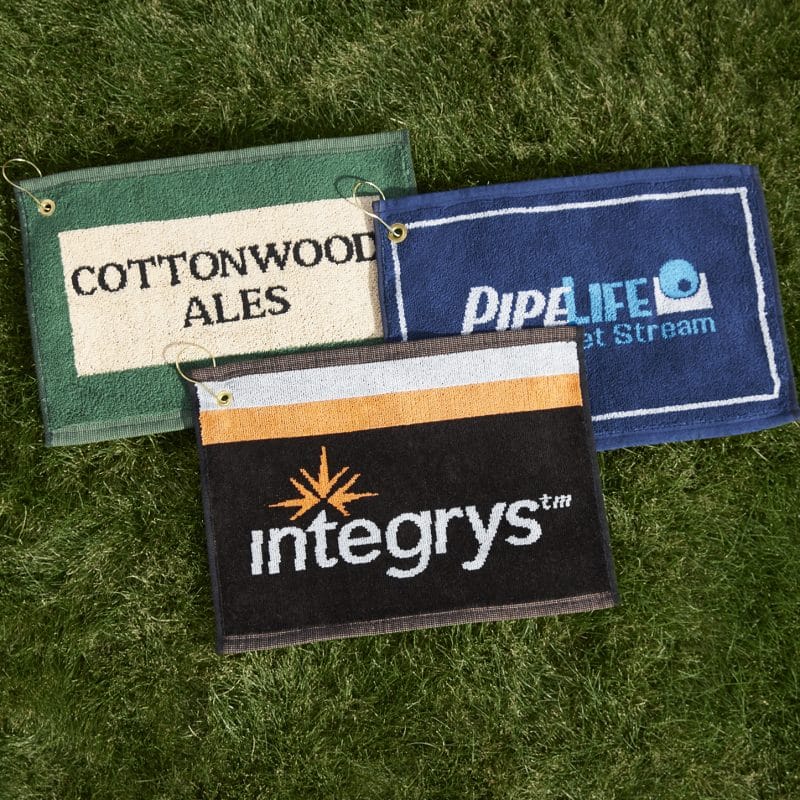 Custom Jacquard Woven Golf Towel (11"x16") - 2