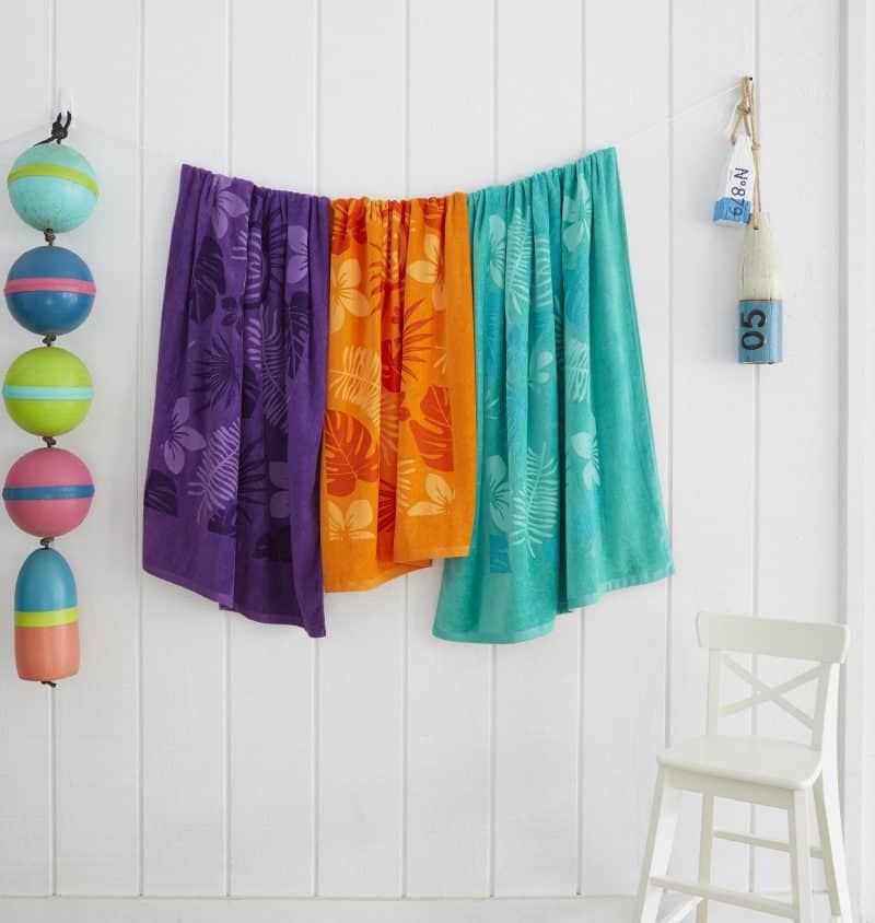 Diamond Collection Colored Beach Towel (Screen Print)