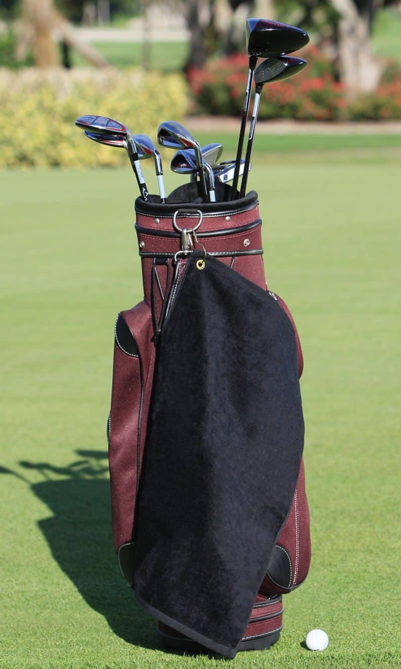 Diamond Collection Golf Towel w/ Corner Grommet (Screen Print) - 1