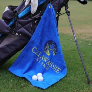 Diamond Collection Golf Towel w/ Corner Grommet (Screen Print)