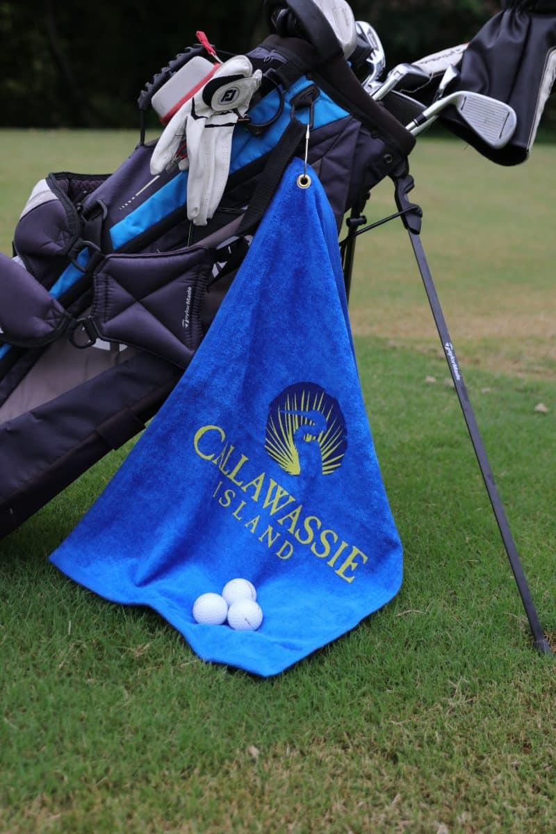 Diamond Collection Golf Towel w/ Corner Grommet (Screen Print)