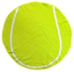 Fiber Reactive Tennis Ball Shaped Sport Towel (Screen Print) - 1