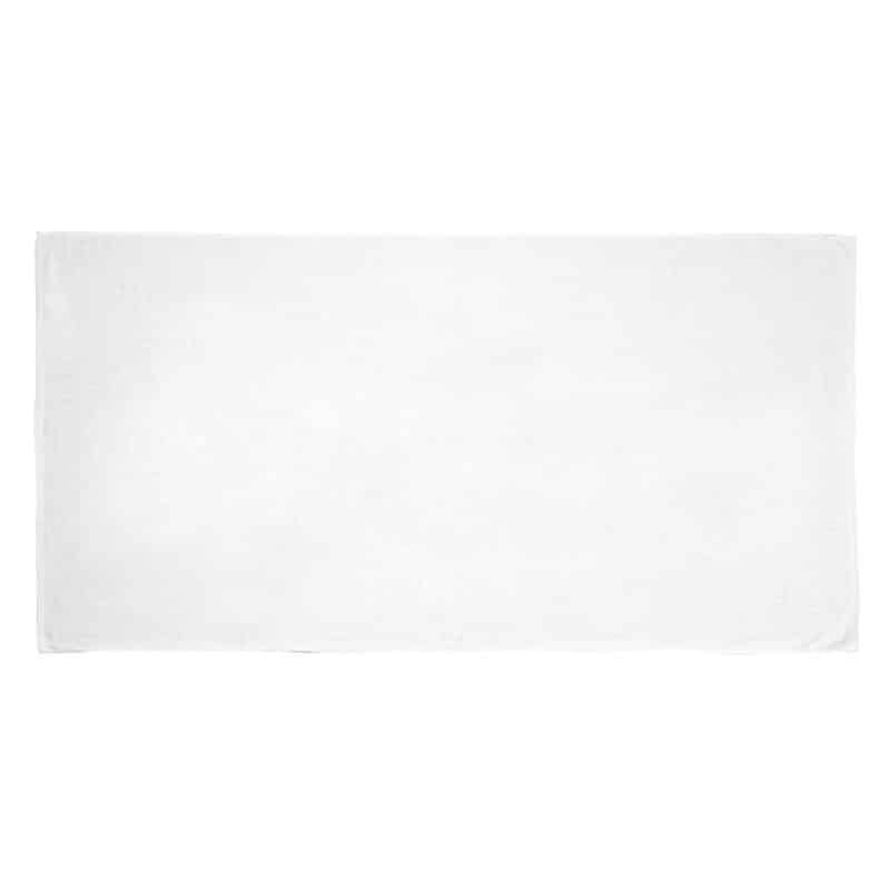 Jewel Collection White Beach Towel (Screen Print) - 1