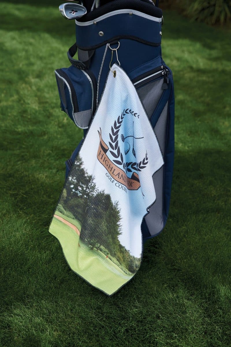 Microfiber Waffle Golf Towel (Pro Vision Sublimated)