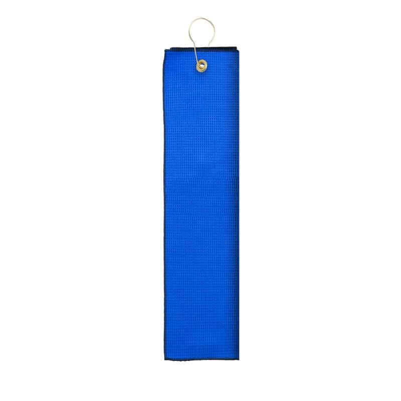 Microfiber Waffle Golf Towel with Tri-Fold Grommet (Embroidery) - 1