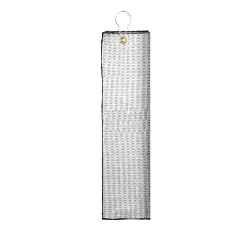 Microfiber Waffle Golf Towel with Tri-Fold Grommet (Embroidery) - 2
