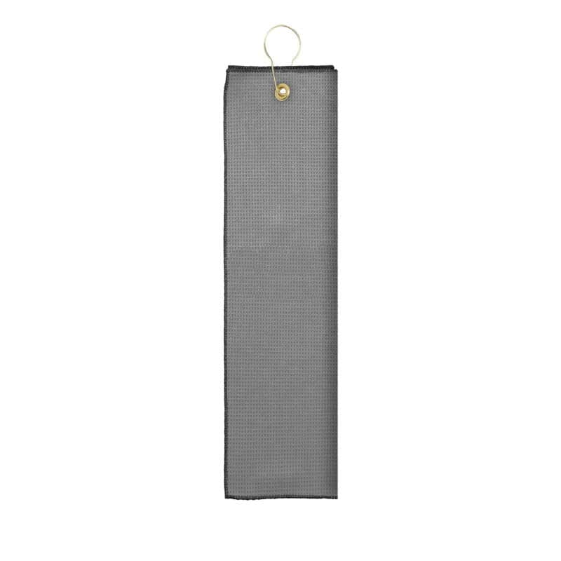 Microfiber Waffle Golf Towel with Tri-Fold Grommet (Embroidery) - 3