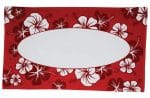 Red Hibiscus Stock Design Beach Towel - 1