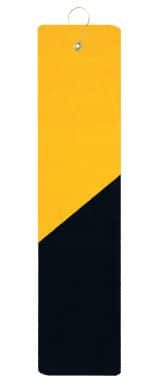 Two Tone Heavyweight Golf Towel - 1