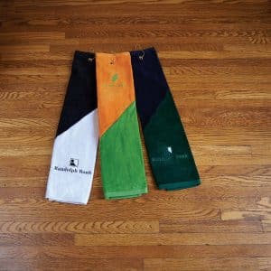 Two Tone Heavyweight Golf Towel