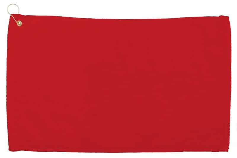 Velour Fingertip Golf Towel w/ Corner Grommet (Screen Print) - 5