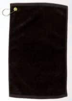 Velour Fingertip Golf Towel w/ Corner Grommet (Screen Print) - 6