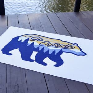 Waffle Weave Beach Towel