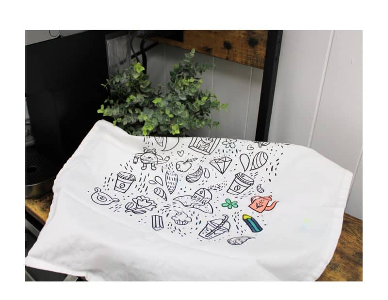 Keepsake Tea Towel (Color Splash) - 1