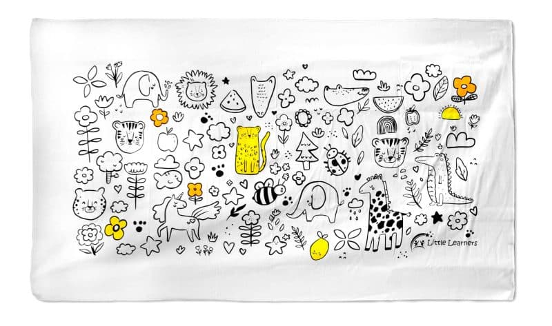 Microsuede Beach Towel (Color Splash) - 1