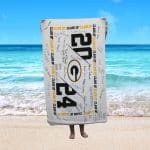 Microsuede Beach Towel (Color Splash)