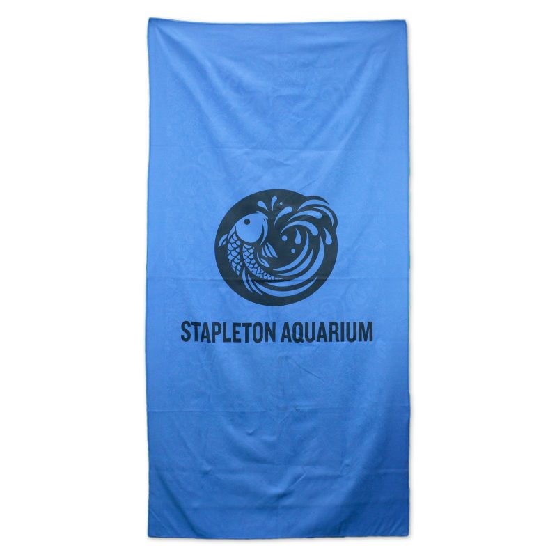 Microsuede Beach Towel (1 Color Imprint) - 2