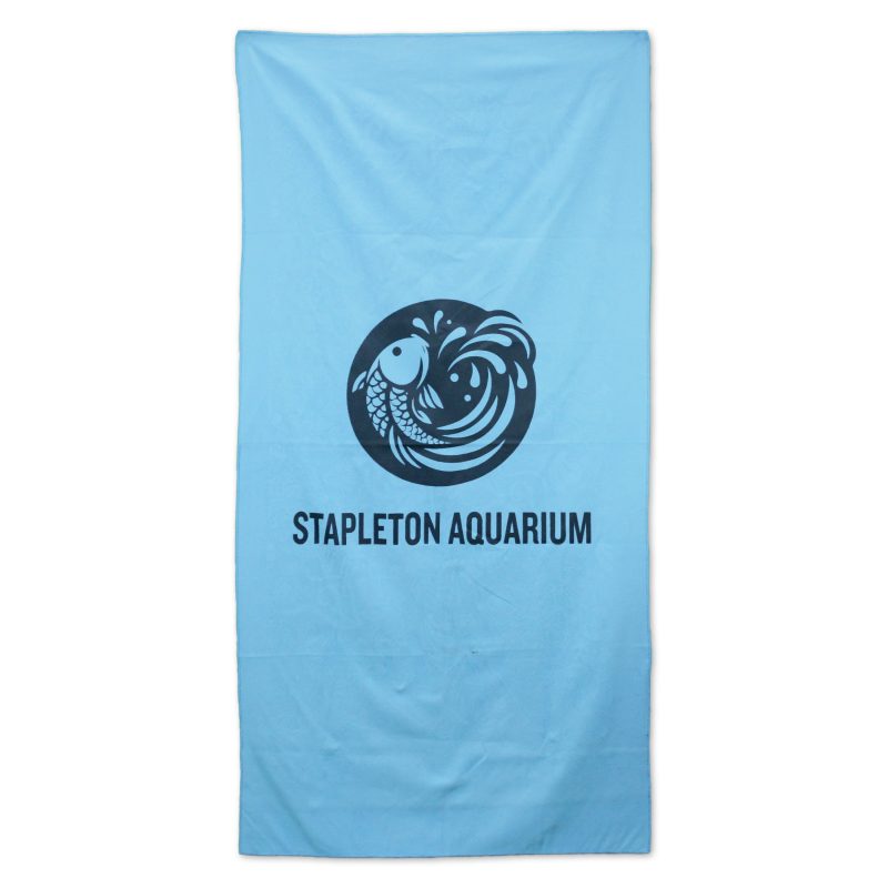 Microsuede Beach Towel (1 Color Imprint) - 3