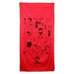 Microsuede Beach Towel (1 Color Imprint) - 4