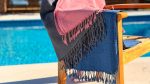 Stone Washed Demin Peshtemal Towel - 4