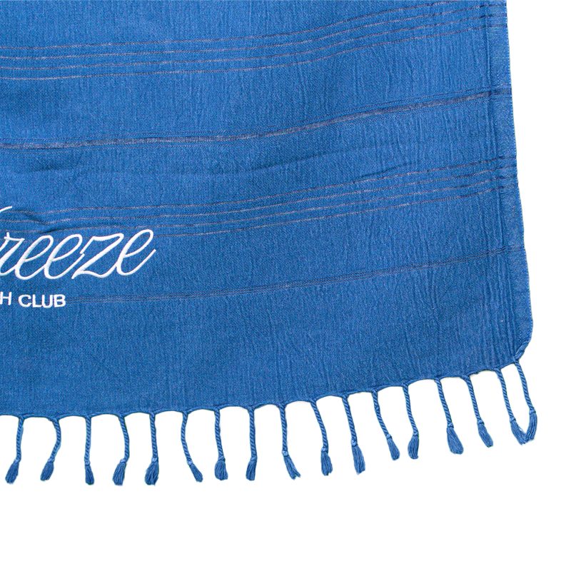 Stone Washed Demin Peshtemal Towel - 5