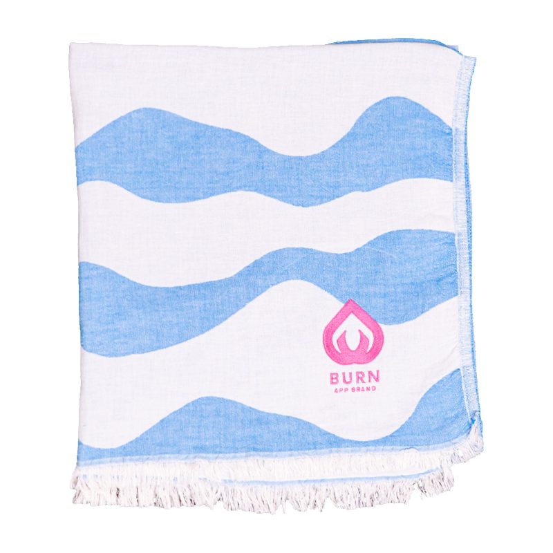 Wavy-Stripes-Double-Faced-Peshtemal-Towel-WSPESH3472 Wavy Stripes Double Faced Peshtemal Towel